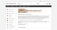 Desktop Screenshot of massivholzmanufaktur.de